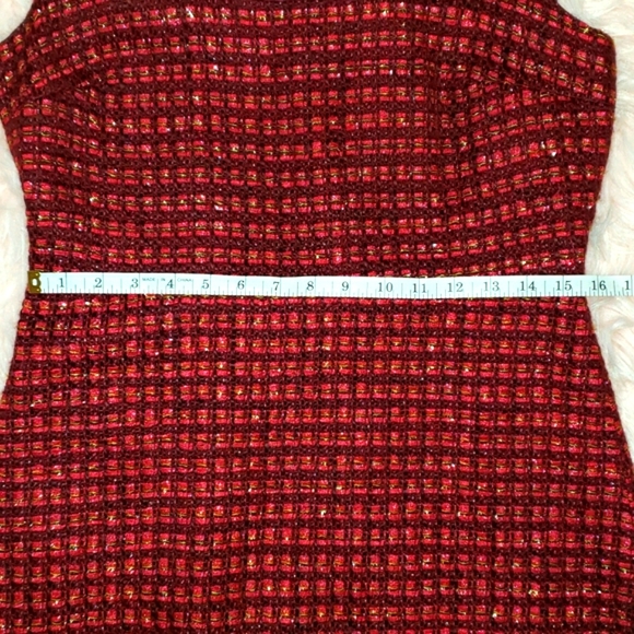 Tory Burch plum tweed dress - Picture 8 of 9